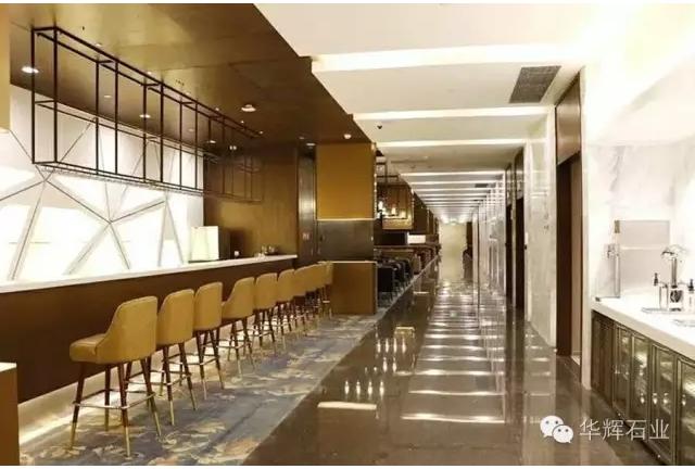 Hua Hui stone helps China Eastern Group to build the largest lounge in China.